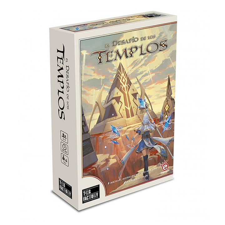 Juego de mesa El Desafío de los Templos, en Español