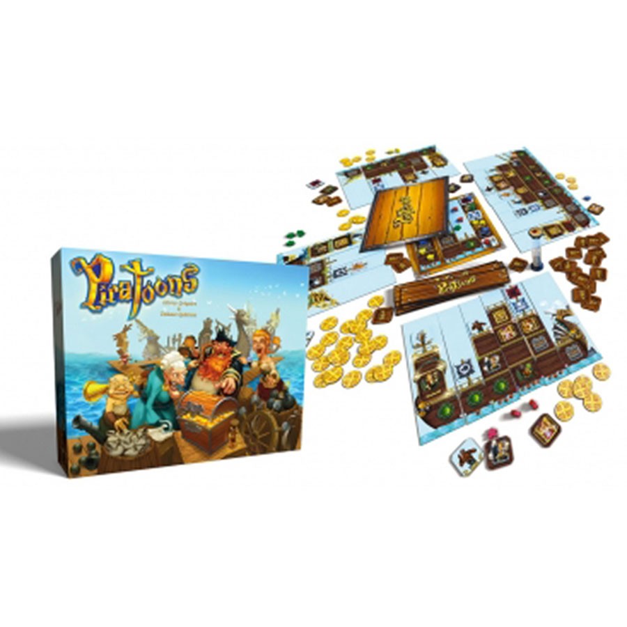 Juego de mesa Piratoons, en Español