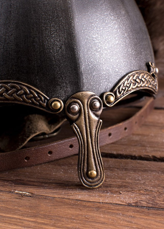Casco Celta con nasal, acabado rústico