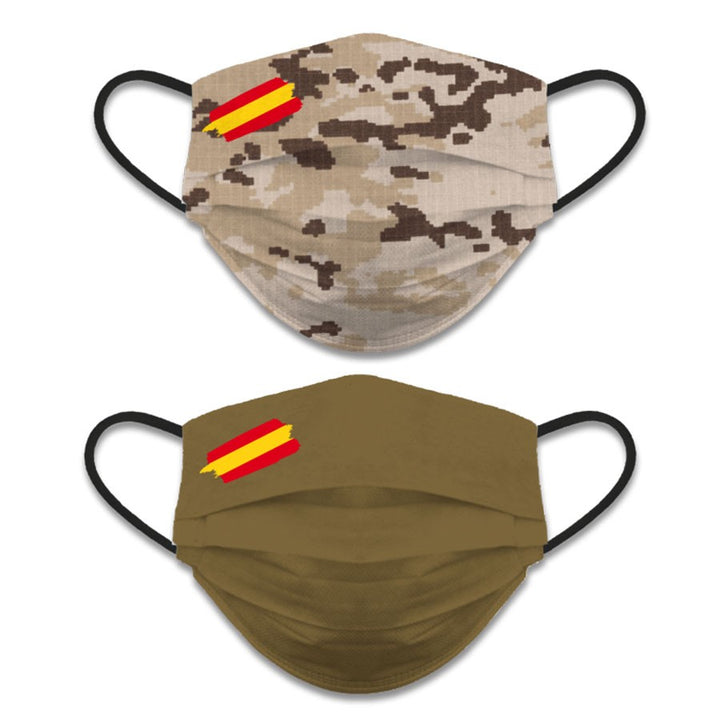 Accesorio facial reversible Nivel 3, Camuflaje Camo