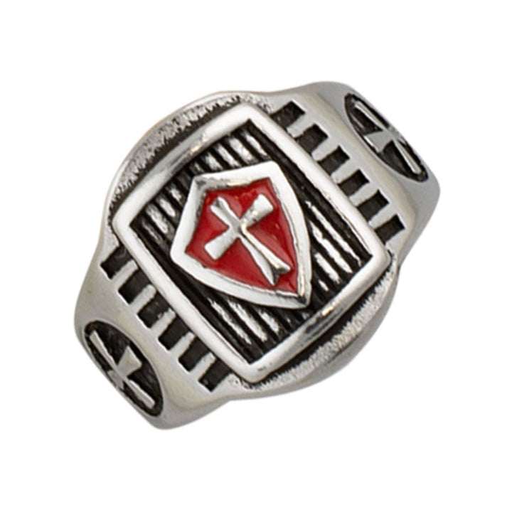 Anillo Escudo y Cruz Caballeros Templarios