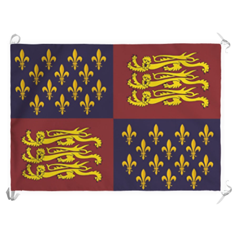 Estandarte Reino de Inglaterra siglos XIV-XV (70x100 cms.)