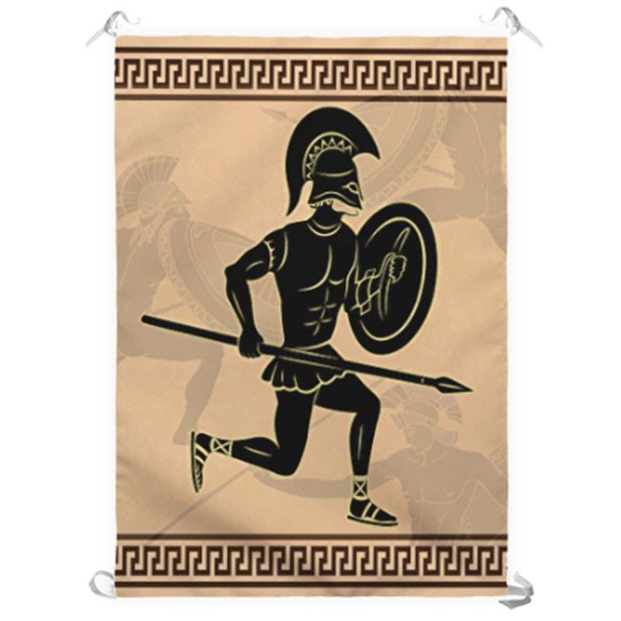 Estandarte Luchadores Griegos (70x100 cms.)