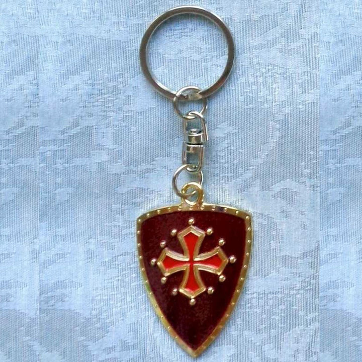 Llavero con la cruz de los Cátaros