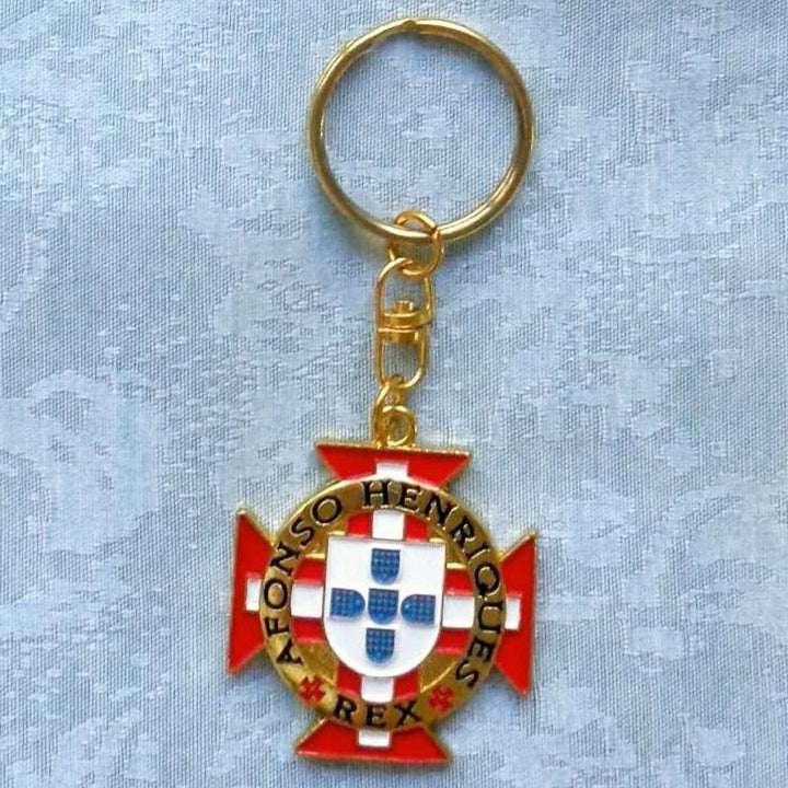 Llavero con la cruz de los Caballeros de Cristo