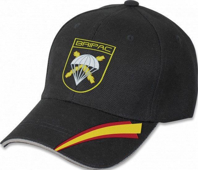 Gorra de la BRIPAC paracaidista del Ejército Español