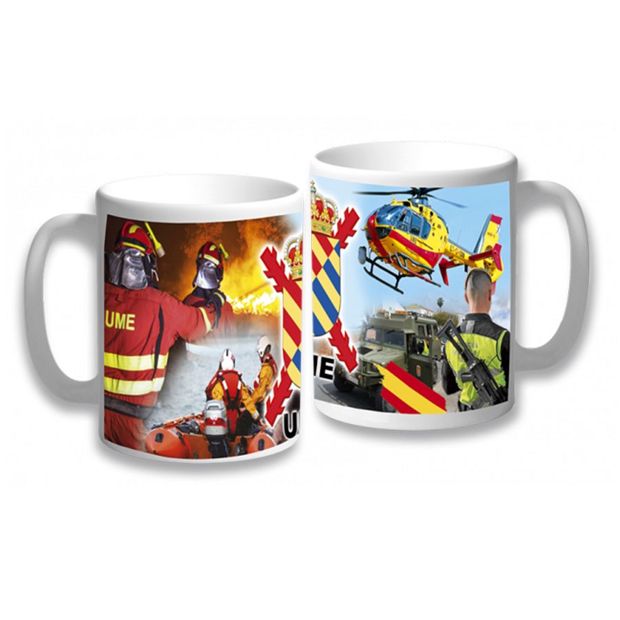 Taza Cerámica UME (Unidad Militar de Emergencias) de España