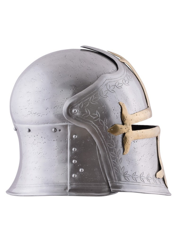 Casco Sallet de Arquero con visera, siglo XV