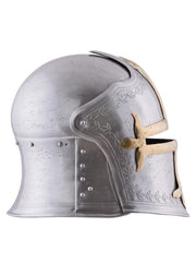 Casco Sallet de Arquero con visera, siglo XV