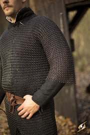 Cota de malla vikinga de Ragnar, acabado Epic Dark