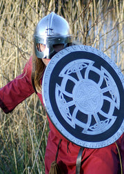 Escudo vikingo madera y acero