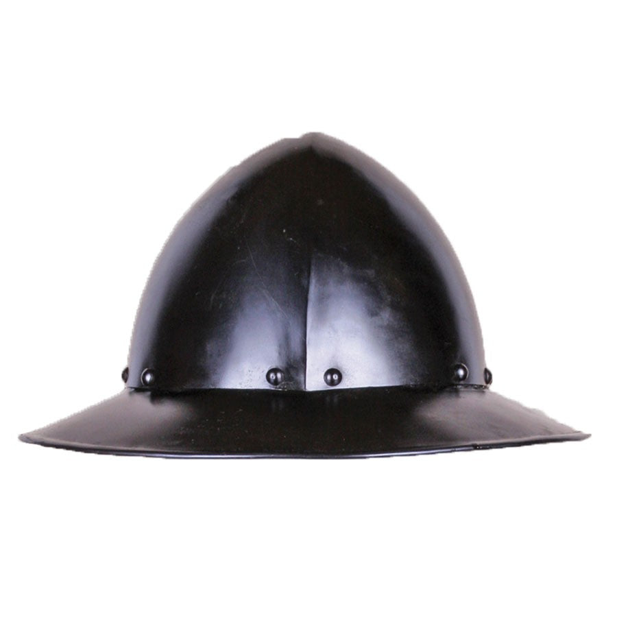 Casco Kettle modelo Ralf, acabado oscuro