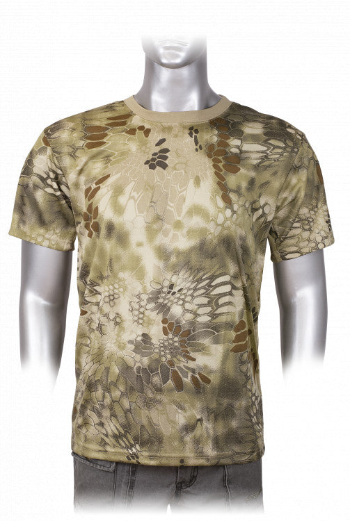 Camiseta militar camuflaje Barbaric Coyote Phyton en manga corta