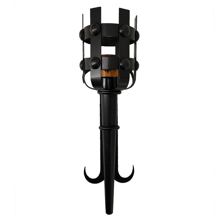 Aplique antorcha forja 1 luz (48 x 16 cms.)