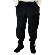 Pantalones pirata anchos modelo Eckart, color negro