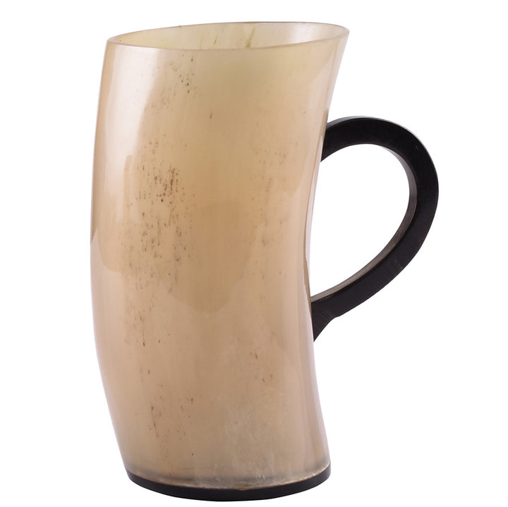 Jarra de cerveza de cuerno de búfalo, 250-400 ml.