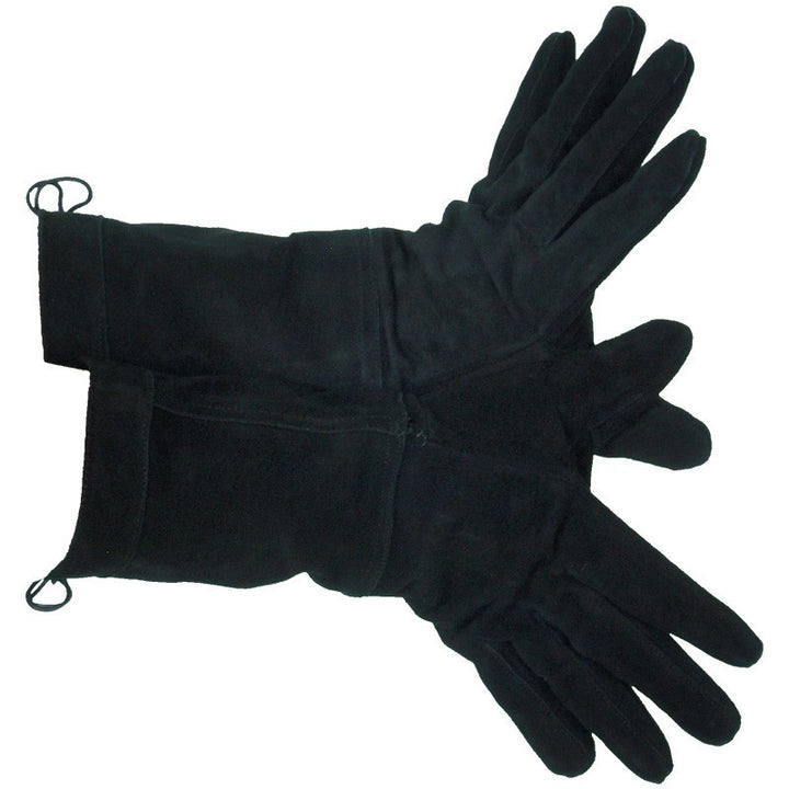 Guantes medievales negros