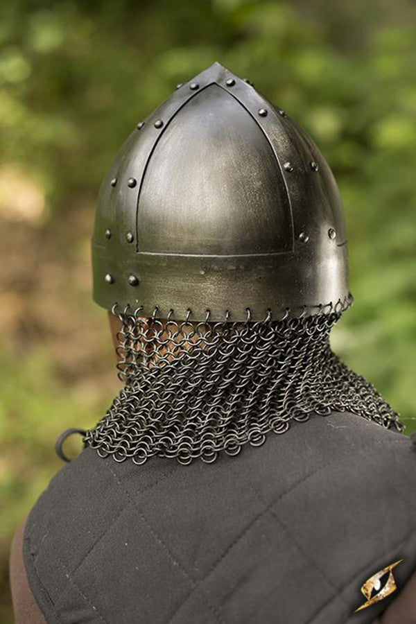 Casco vikingo Spangenhelm acabado oscuro, Epic Armoury