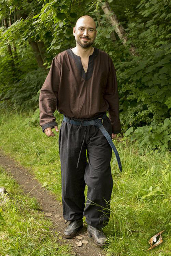 Pantalones medieval básicos en color negro, Epic Armoury