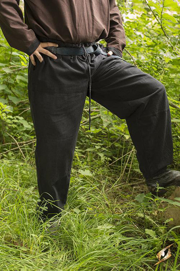 Pantalones medieval básicos en color negro, Epic Armoury