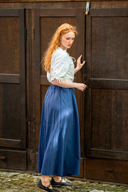 Falda medieval modelo Diana, azul