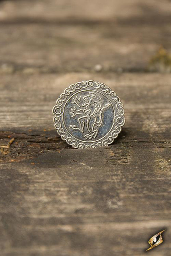 Set de 30 monedas del León, color plata