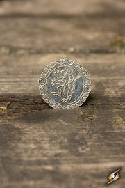 Set de 30 monedas del León, color plata
