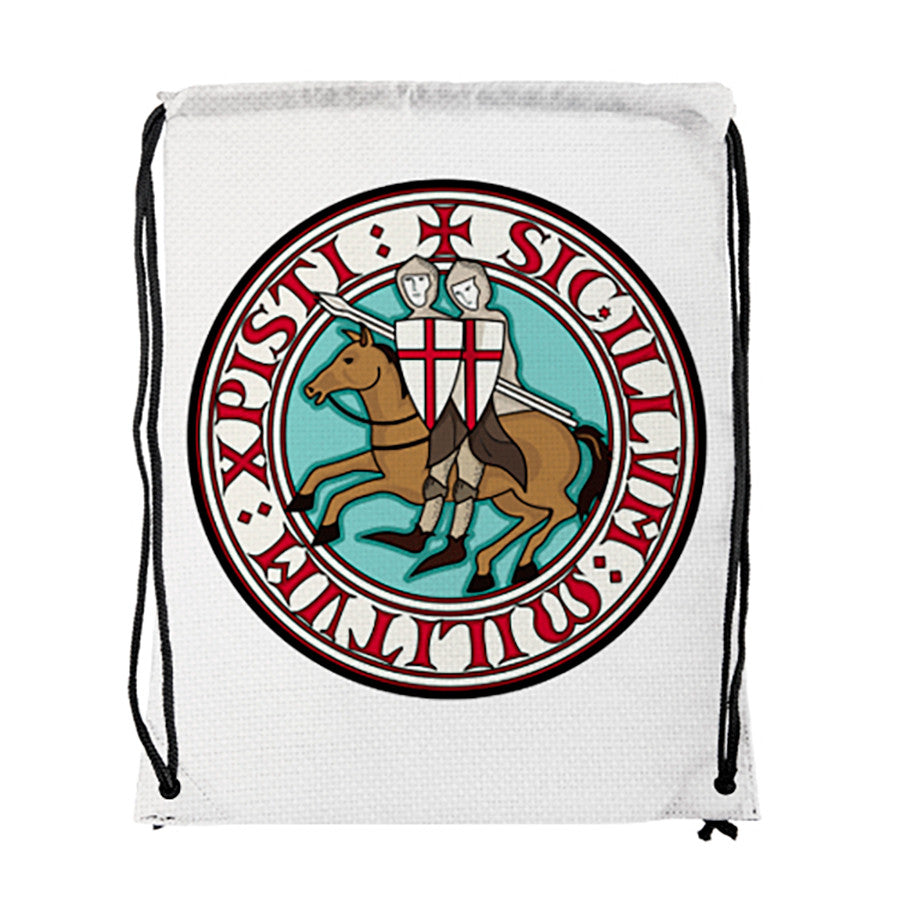 Mochila de cuerdas Caballeros Templarios (34x42 cms.)
