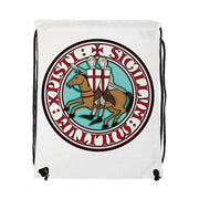 Mochila de cuerdas Caballeros Templarios (34x42 cms.)