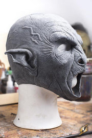 Máscara sin pintar Fantasía Orco Bestia, 59-61 cm.