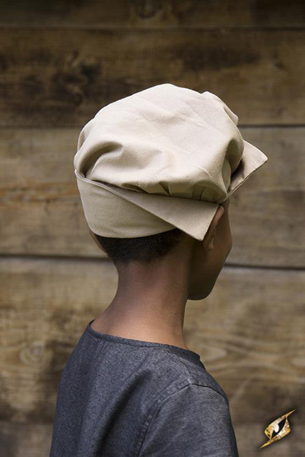 Gorro medieval de niños modelo Sammy, color beige