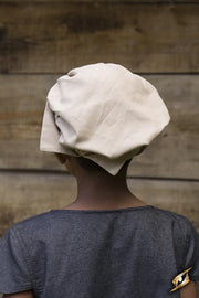 Gorro medieval de niños modelo Sammy, color beige