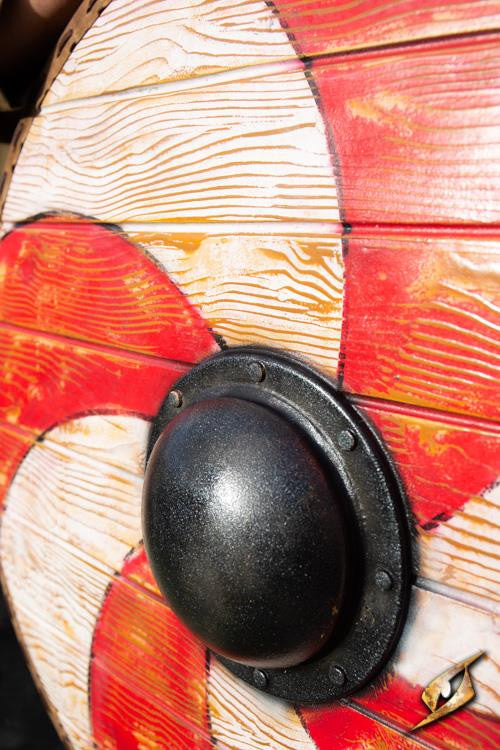Escudo vikingo Thegn para LARP, ø 80 cm.