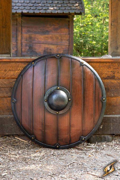 Escudo vikingo-sajón para LARP, ø 80 cm.