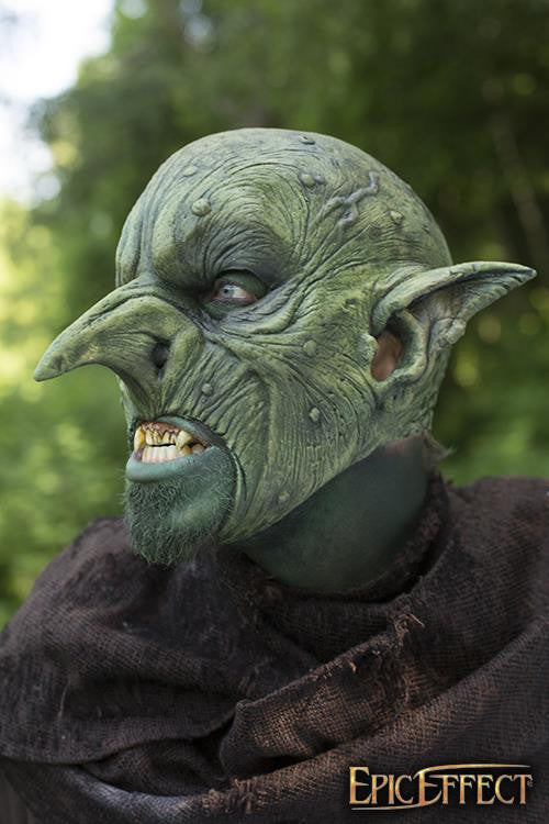 Máscara Duende malo verde