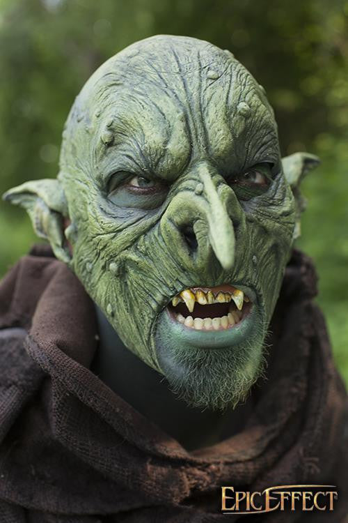 Máscara Duende malo verde