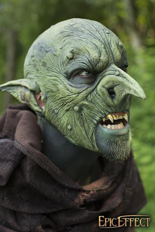 Máscara Duende malo verde