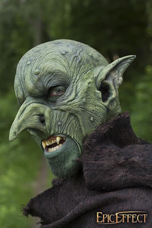 Máscara Duende malo verde
