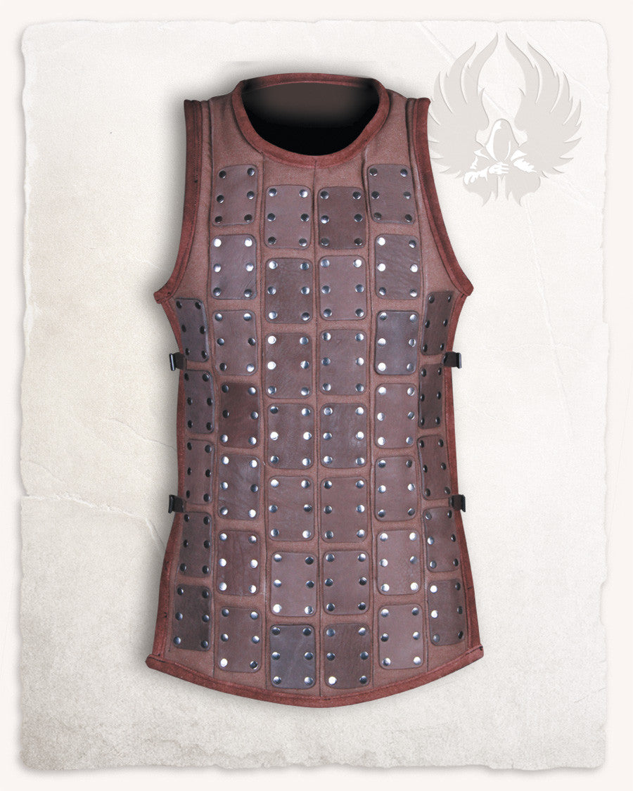 Brigantina medieval Lucas con placas remachadas