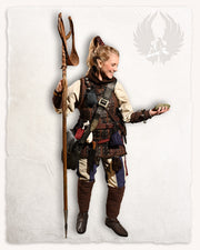 Brigantina medieval Lucas con placas remachadas