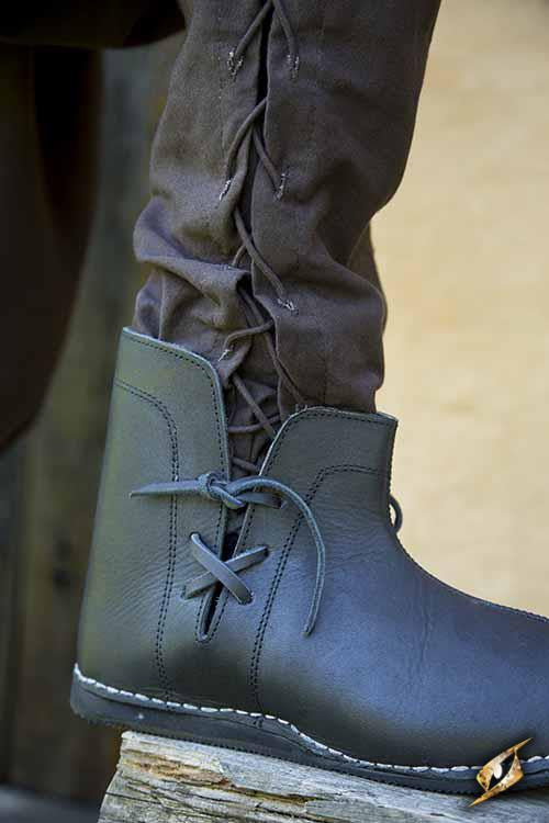 Botines medievales Galahad negros