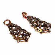 Cierre de vestido o capa serpiente Midgard estilo vikingo
