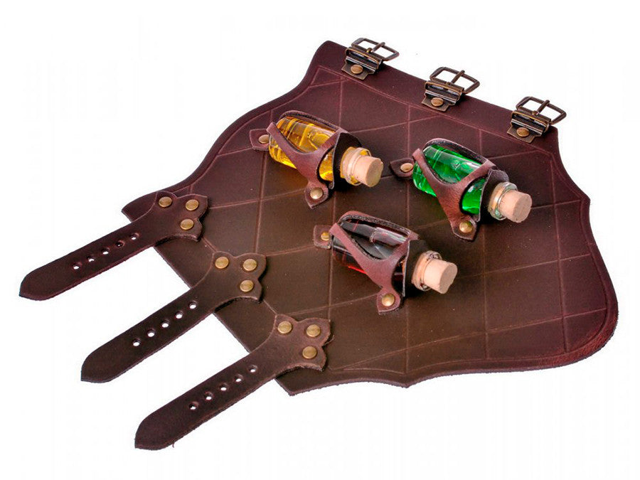 1 Brazalete en piel con 3 botes de poción mágica