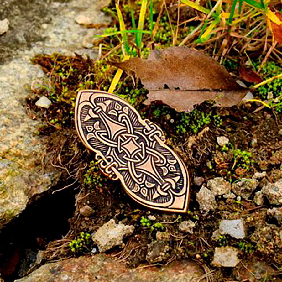 Broche Vikingo de armas Birka, siglo X