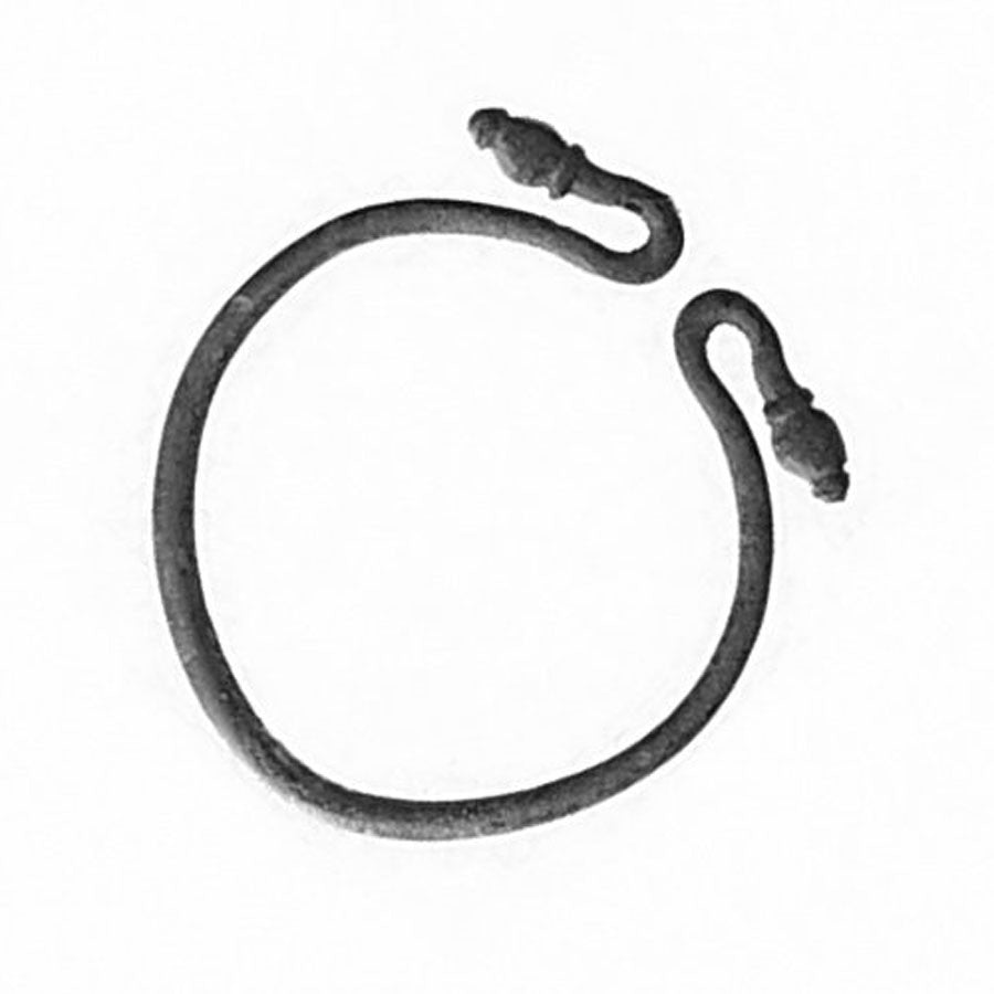 Fíbula Romana Omega, siglo II d.C.