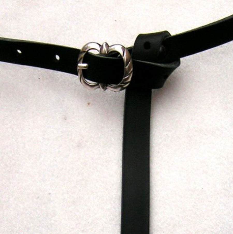 Cinturón medieval estrecho flor de lis, siglos XIII-XIV