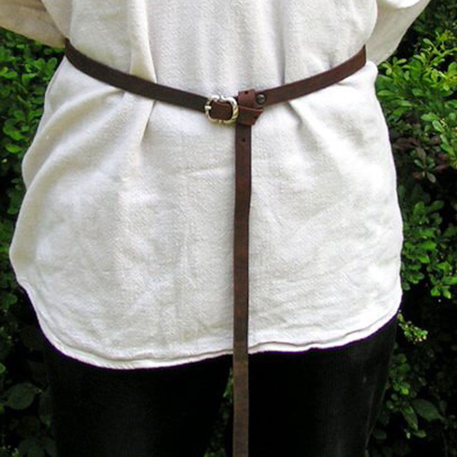 Cinturón medieval estrecho flor de lis, siglos XIII-XIV
