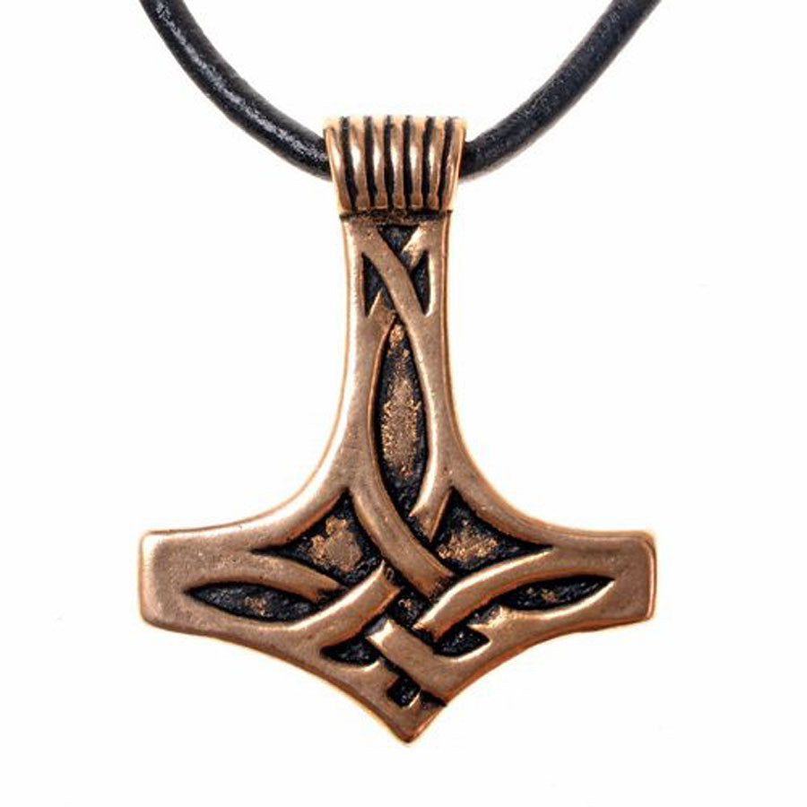 Colgante vikingo martillo de Thor con nudo