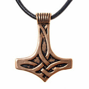 Colgante vikingo martillo de Thor con nudo