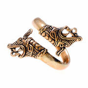 Anillo Vikingo cabeza de Dragón Hedeby